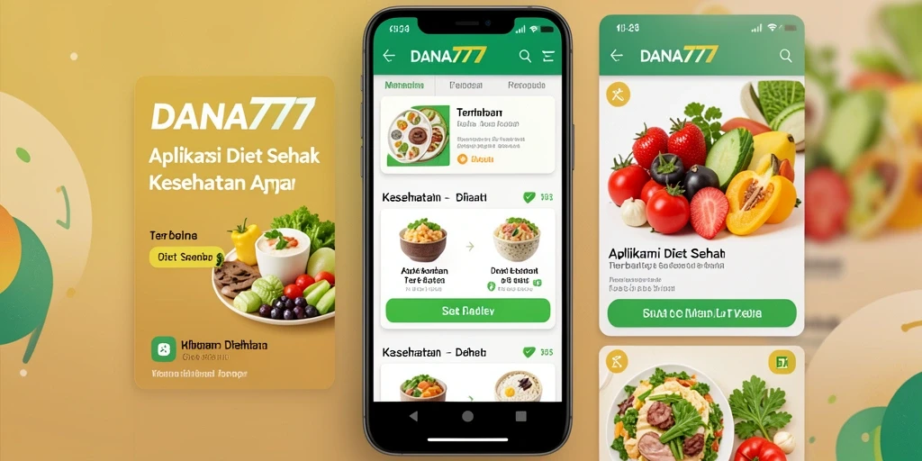 Antarmuka DANA777 yang menarik dan fungsional untuk diet sehat.