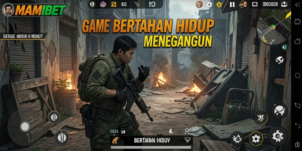 Tampilan antarmuka MAMIBET yang menarik dan interaktif.